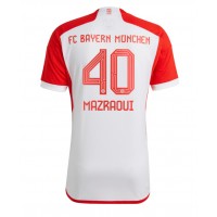 Bayern Munich Noussair Mazraoui #40 Domaci Dres 2023-24 Kratak Rukav